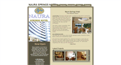 Desktop Screenshot of nauraspringshotel.com