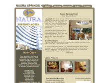 Tablet Screenshot of nauraspringshotel.com